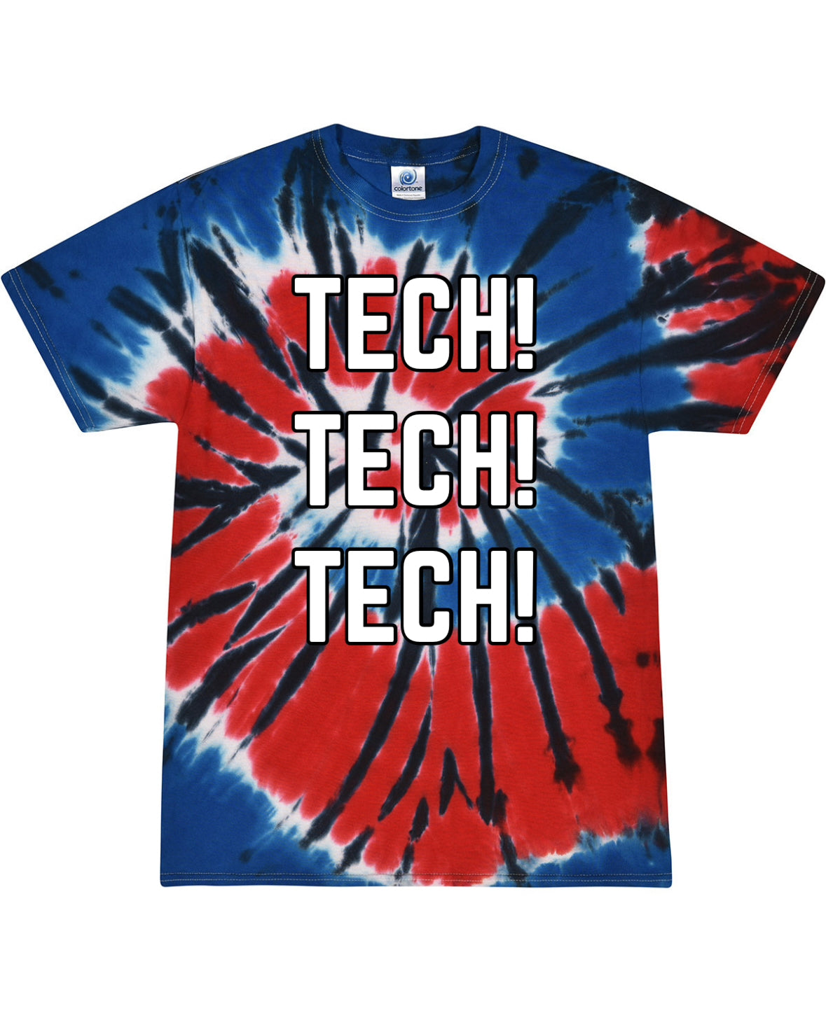 Tech Colortone Short Sleeve Tie Dye Tee